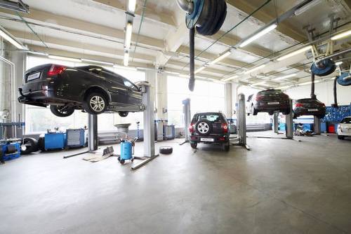 Polished Concrete Floors for Automotive Shops & Showrooms
