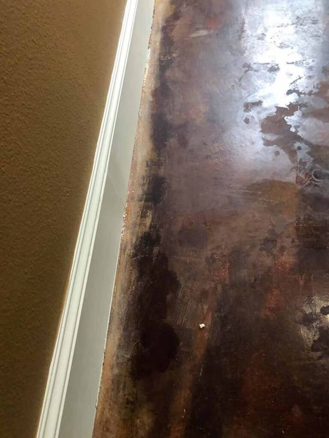 Failed stained concrete floor example 2