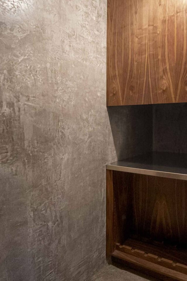 Polished Residential Concrete Steel Troweled Concrete Walls