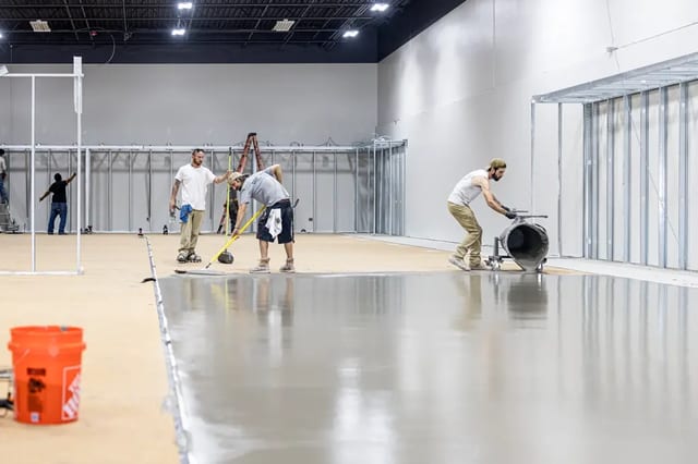 Terrazzo Floor Prep