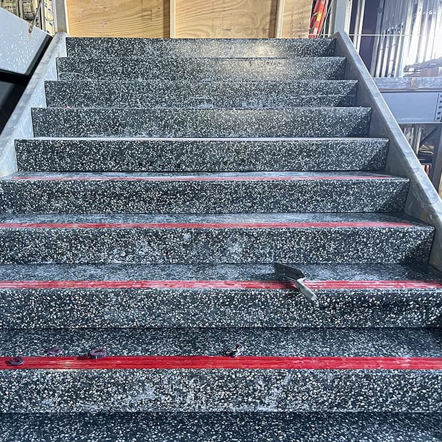 terrazzo stair precast cost
