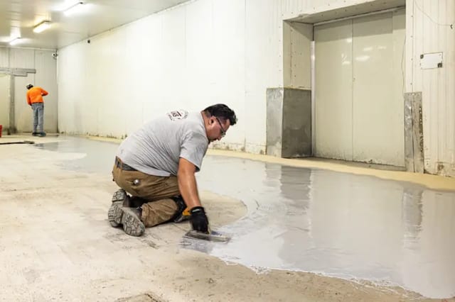 Urethane Cement Installation 1