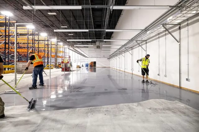 ESD Epoxy Floor Installation 11