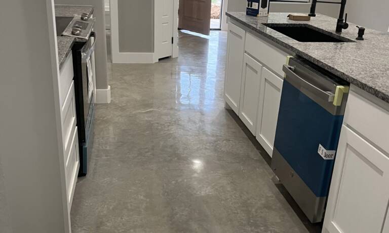 Residential Cream Polished Concrete Floors