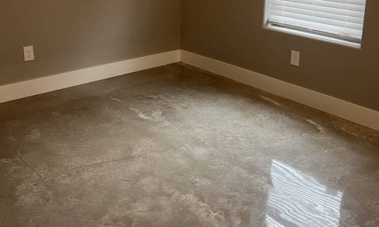 Residential Cream Polished Concrete Floors