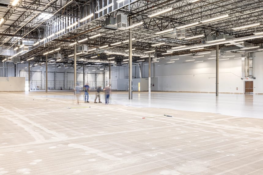 ESD Epoxy floor Installation3