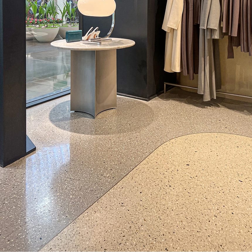 are high gloss terrazzo floors slippery copy