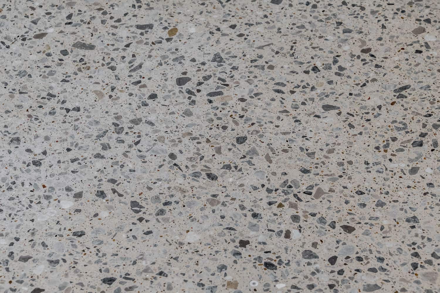 Large Aggregate Polished Concrete Floor
