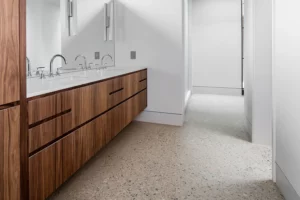Residential Rock Cut Polished Concrete floor Colleyville Texas