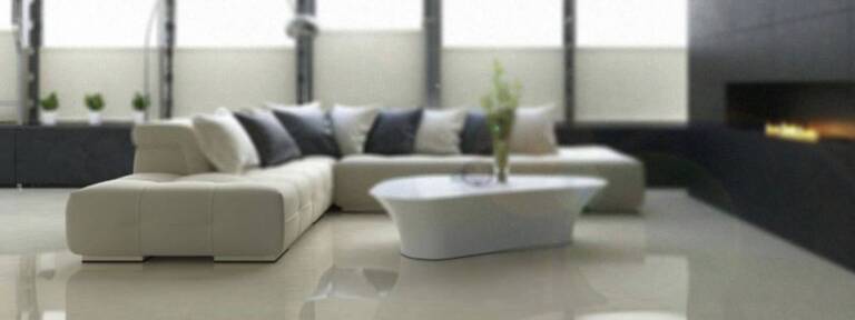 Illustration of High-End Scandinavian Apartments With Polished Concrete Floors