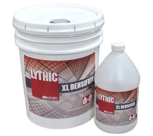 Lythic colloidal silicate densifier. This product is 99.5% silica and the industry standard colloidal concrete densifier. Lythic colloidal silicate densifier. This product is 99.5% silica and the industry standard colloidal concrete densifier.