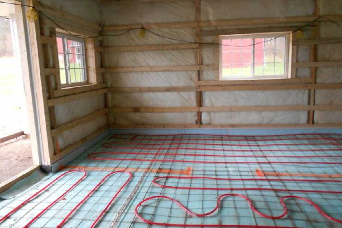 HYDRONIC RADIANT HEAT FLOORS FOR NEW BUILDS