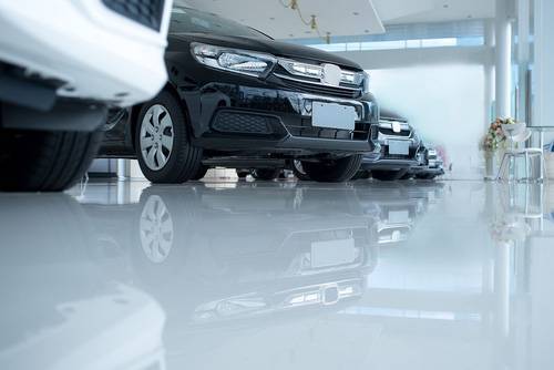 Polished Concrete Floors for Automotive Shops & Showrooms