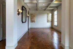 Polished Residential Concrete Stained Concrete McKinney Stained Concrete Before