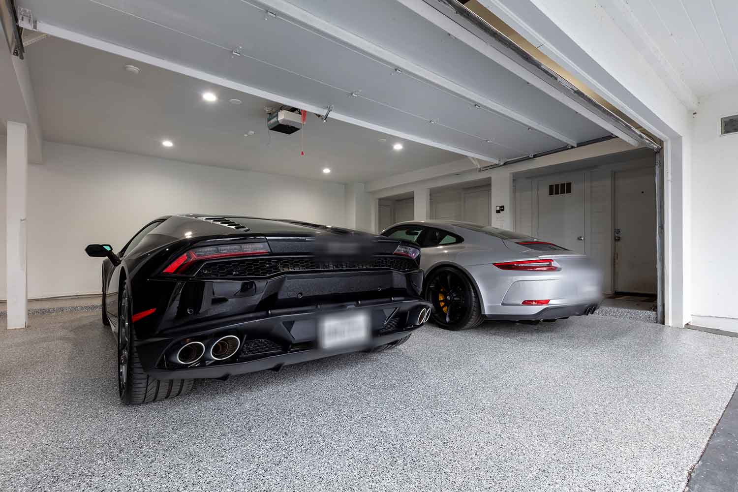 Some seriously cool cars on a luxury epoxy garage floor finish. This Highland Park, Texas installation used exclusively Westcoat products—the industry leader in these systems. This installation will hold up for decades. Some seriously cool cars on a luxury epoxy garage floor finish. This Highland Park, Texas installation used exclusively Westcoat products—the industry leader in these systems. This installation will hold up for decades.