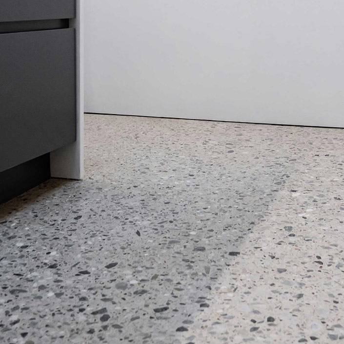 How much do polished concrete floors cost per square foot for new construction projects?
