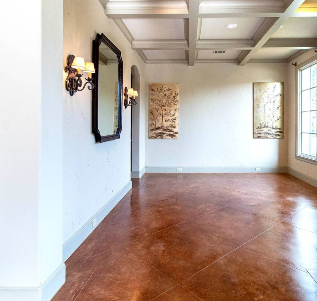 Acid Stained Concrete Flooring Texas | Craftsman Concrete Floors