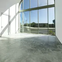 Cream polished concrete floors, Dallas–Fort Worth