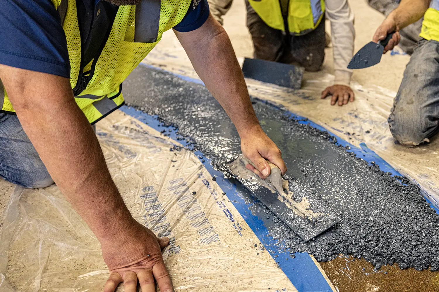 Terrazzo Floor Restoration And Repair Craftsman Concrete Floors Texas Polished