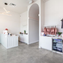 Beem Light Sauna polished concrete (Fort Worth)