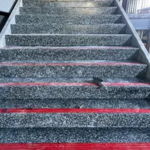 Pre-cast terrazzo stair
